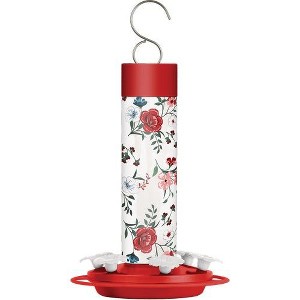 Nature's Way 20 Oz. Glass Vintage Blossom Decorative Hummingbird Feeder - 1 of 1
