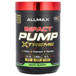 ALLMAX IMPACT™ PUMP XTREME, Sour Gummy, 1.02 lbs (465 g) - 1 of 3