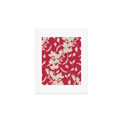 Viviana Gonzalez Floral Magenta vibes 02 8" x 10" Art Print - Society6