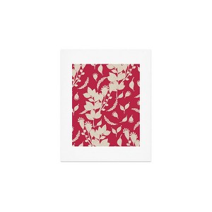 Viviana Gonzalez Floral Magenta vibes 02 8" x 10" Art Print - Society6 - 1 of 2