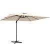Sonkuki 10X8FT Outdoor Patio Cantilever Umbrella With Canopy, 360°Rotation Offset Umbrella - 2 of 4
