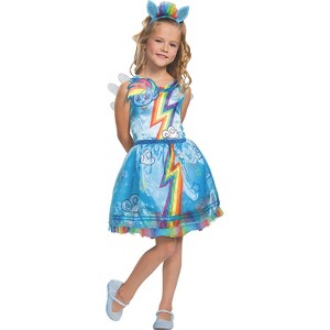 Disguise Girls' My Little Pony Dash Dress Costume - 1 of 4