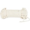 Okuna Outpost 2 Pack White Clothesline Cord, Cotton Cloth Rope, Laundry Line (0.19 in, 100 Feet, 5mm) - 4 of 4