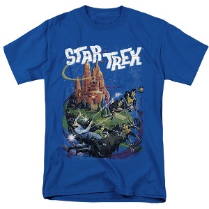 Star Trek Vulcan Battle Adult T-Shirt Royal Blue - 1 of 4