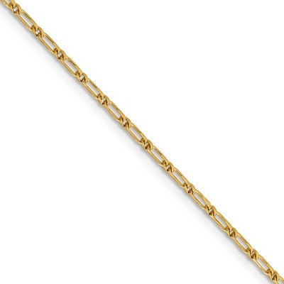 Black Bow Jewelry 1.6mm 14k Yellow Gold Diamond Cut Fancy Franco Chain Necklace