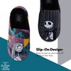 Ladies Nightmare Before Christmas Slippers - Ladies Classic Jack Skellington Slip On House Slippers - Disney Slip On Slides Shoes (Black, 7/8) - 4 of 4