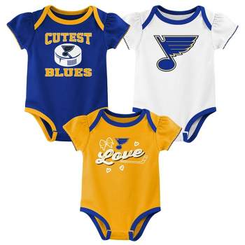 NHL St. Louis Blues Infant Girls' 3pk Bodysuit