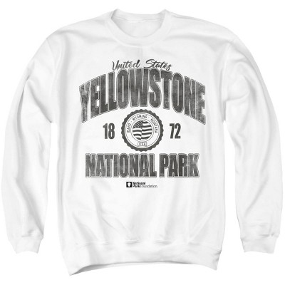 Men's Yellowstone National Park Established Date Crewneck Sweatshirt