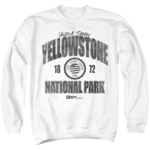 Men's Yellowstone National Park Established Date Crewneck Sweatshirt - 1 of 4