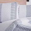Isla Jade Twin/Twin XL Paisly Patchwork Quilt Set Gray - 3 of 4