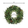 Sullivans Artificial Mixed Pine & Cone Wreath - 2 of 2