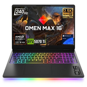 HP Omen MAX 16 AMD Ryzen AI 9 HX 375 GeForce RTX 5070 Ti Gaming