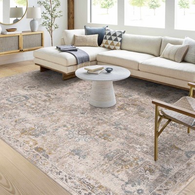 Hauteloom Alroy Textured Rug with Fringes