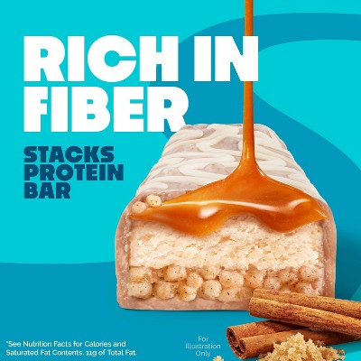 Quest Nutrition Cinnamon Brown Sugar Stacks Protein Bars - 20g Protein - 28.32oz/12ct: Chewy, Ready to Eat