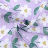 INSPIRE CHIC Women's Floral Printed Tassel Square Scarves 23.6X23.6" 1Pc - 4 of 4