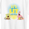 Women's - SpongeBob SquarePants - It's Lit Hanukkah Short Sleeve Graphic T-Shirt - 2 of 4
