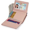 FATMOON Women’s Holographic Wallet - Compact Card Holder with Coin Pocket, 7 Slots & ID Window - Easy to Carry for Travel, Dating & Work - 4 of 4
