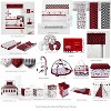 Bacati - Lumberjack Red Black Gray 3 pc Crib Bedding Set - 3 of 4