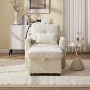 KTMBDW Sleeper Chair 50" Chair Bed, Single Sofa Bed for Adult Sleeping Chair, Lazy Person Sofa Recliner for Living Room & Small Space - 2 of 4