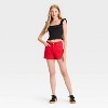 Women's Mid-Rise Midi Denim Shorts - Wild Fable™ - 3 of 3