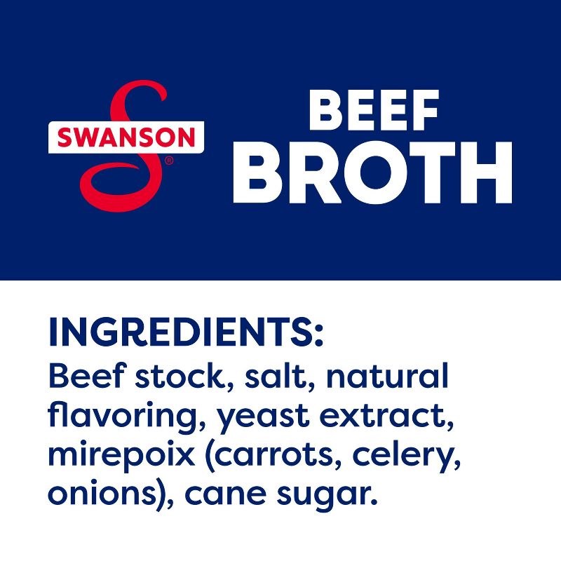 Swanson 100% Natural Gluten Free Beef Broth - 32oz, 5 of 15