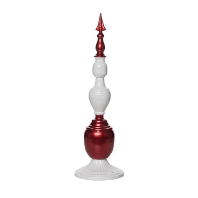 Transpac Metal 22.5 in. Multicolored Christmas Peppermint Porch Decor
