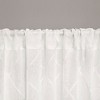 84"x50" Clarissa Diamond Sheer Curtain Panel - 3 of 4