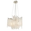 ALOADECOR Modern Glam Crystal Chandelier  Branch Style Pendant Ceiling Light for Dining Room Living Room - 4 of 4