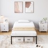 6 Inch Twin Bed Frame No Box Spring Needed, Heavy Duty Metal Platform Bed Frame Twin Size, Black - 3 of 4
