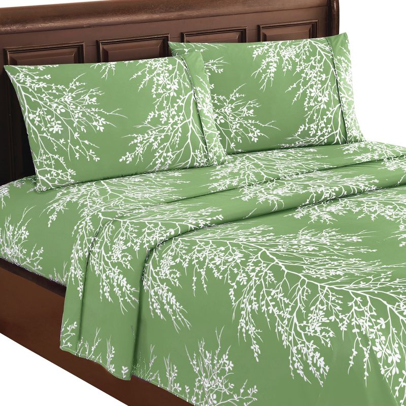 Collections Etc 4pc Foliage Sheet Set, 1 of 5