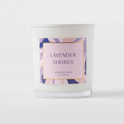 5oz Glass Jar Lavender Shores Candle - Opalhouse™