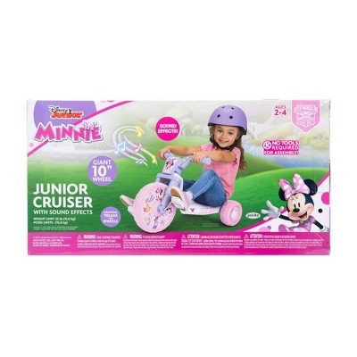 Minnie Mouse 10&#34; Fly Wheel Kids&#39; Tricycle with Electronic Sound - Pink/Purple_2