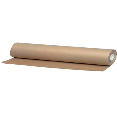 School Smart Butcher Kraft Paper Roll, 40 lbs, 48 Inches x 1000 Feet, Brown