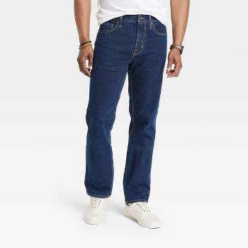 Men's Straight Fit Jeans - Goodfellow & Co™ Light Blue Denim 40x30 : Target