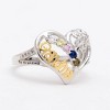 Heart Ring Inscribed To Grandma With Love Plated Cz Womens Ginger Lyne Collection - 3 of 4