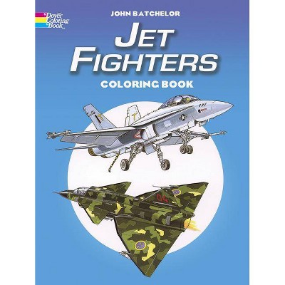 Jet Fighters Coloring Book - (Dover History Coloring Book) by  John Batchelor (Paperback)