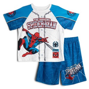 Marvel T-Shirt Shorts Outfit Set Toddler - 1 of 4