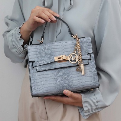 MKF Collection Naomi Women’s Vegan Crocodile Leather Satchel Bag by Mia K — фото 2