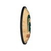 College Basketball Hardwood Design Oval Slimline Lighted Wall Sign - 3 of 4