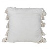 Pulled Knot White 24X24 Hand Woven Filled Pillow - Foreside Home & Garden - 4 of 4