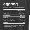 Women's - Instant Message - Eggnog Nutrition Christmas Short Sleeve Graphic T-Shirt - 2 of 4