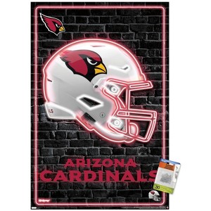 Trends International NFL Arizona Cardinals - Neon Helmet 23 Unframed Wall Poster Prints - 1 of 4