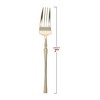 Smarty Had A Party Gold Moderno Plastic Dessert Forks - 240 pcs - 3 of 4
