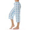 Just Love 100% Cotton Women Pajama Capri Pants Sleepwear - 2 of 3