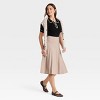 Women's Pleated Midi Sweater Skirt - A New Day™ - 3 of 3