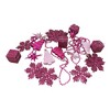 Northlight 125ct Shatterproof 4-Finish Christmas Ornament Set 5.5" - Pink - 3 of 4
