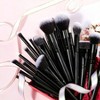 Professional Makeup Brushes Set 27Pcs, Premium Synthetic Kabuki Foundation Blending Face Powder Blush Concealer Eye Shadow Brushes - 2 of 4