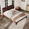 KIGFTSOD Mid-Century Modern 12 Inch Bamboo Wood Platform Bed with Wood Slat Metal Support, No Box Spring Needed, Easy Assembly - 3 of 4