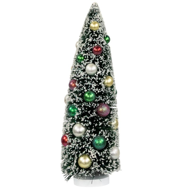 Northlight 15" Green Frosted Sisal Pine Artificial Christmas Tabletop Tree, 1 of 7