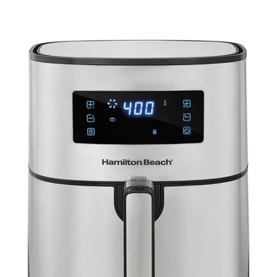 Hamilton Beach 5.8 Quart Stainless Steel Digital Air Fryer